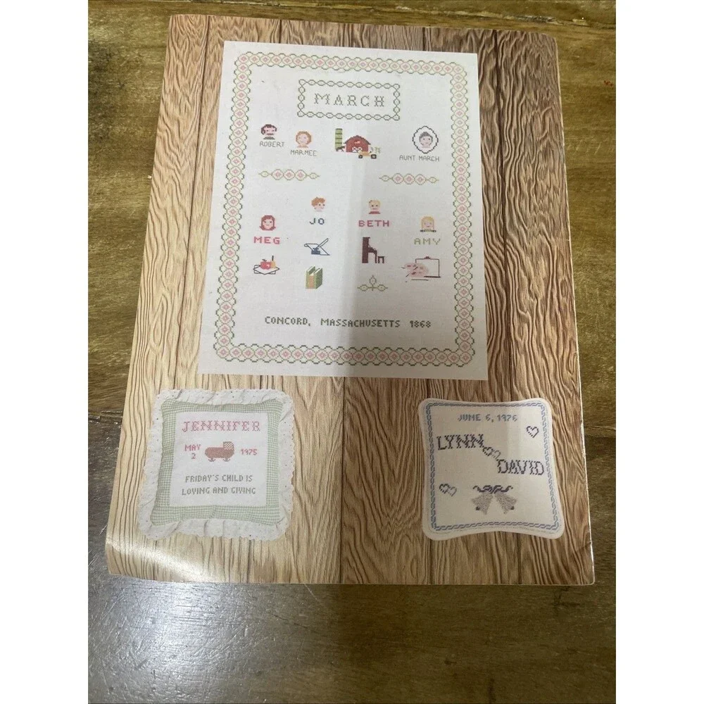 Family Heritage Samplers Cross Stitch Leaflet from Leisure Arts